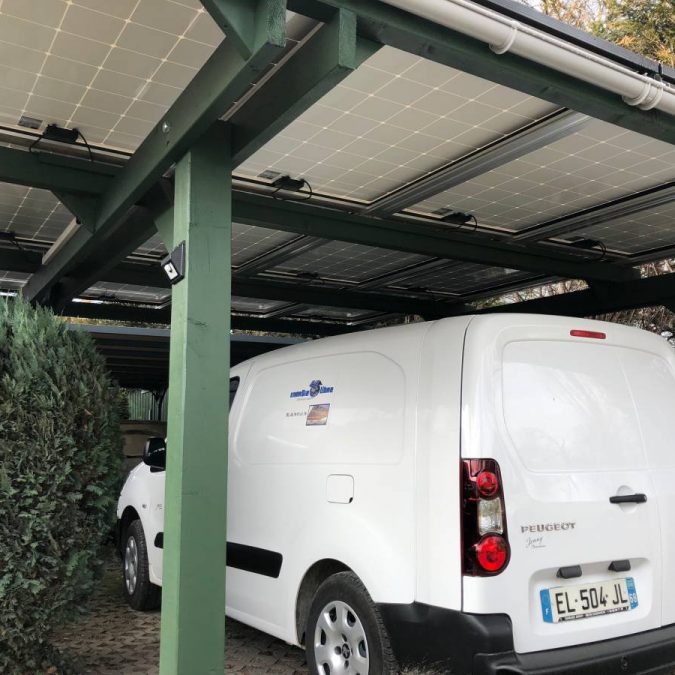Carport et pergola photovolta&iuml;que Saint-Louis 5